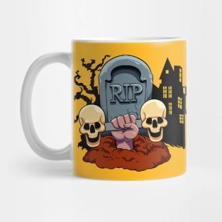 halloween fitness horror design Mug